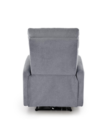 CARINIO fotel wypoczynkowy popielaty