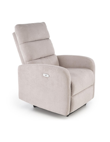 CARINIO fotel wypoczynkowy jasny beżowy