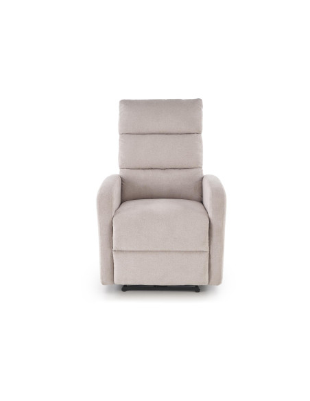 CARINIO fotel wypoczynkowy jasny beżowy