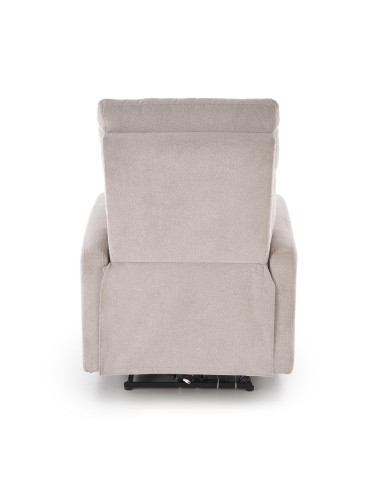 CARINIO fotel wypoczynkowy jasny beżowy