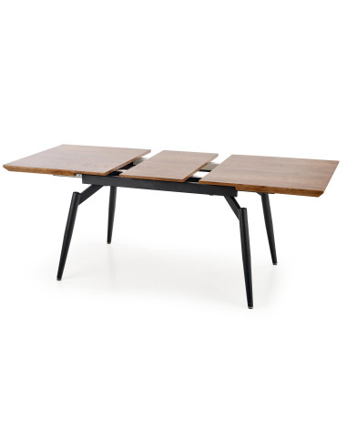 CAMBELL stół rozkładany, blat - naturalny, nogi - czarny (2p 1szt)