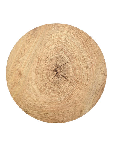 BROOKLYN-S ława dąb naturalny/czarny (1p 1szt)