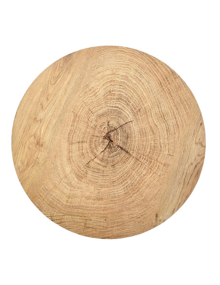 BROOKLYN-S ława dąb naturalny/czarny (1p 1szt)