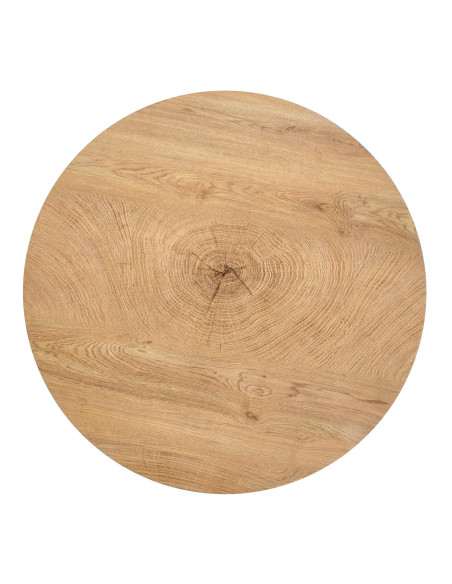 BROOKLYN ława dąb naturalny/czarny (1p 1szt)