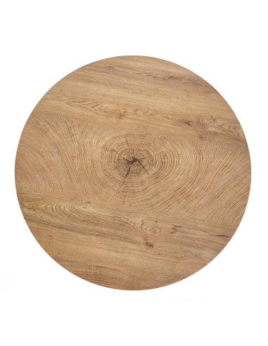 BROOKLYN ława dąb naturalny/czarny (1p 1szt)