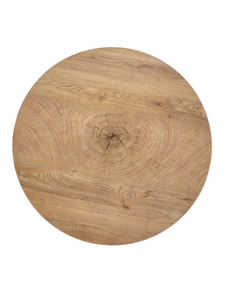 BROOKLYN ława dąb naturalny/czarny (1p 1szt)