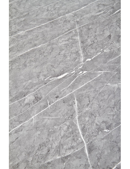 BONELLO stół, blat - popielaty marmur, nogi - złoty (2p 1szt)