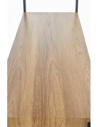 BOLIVAR REG1 regał dąb złoty / czarny (1p 1szt)