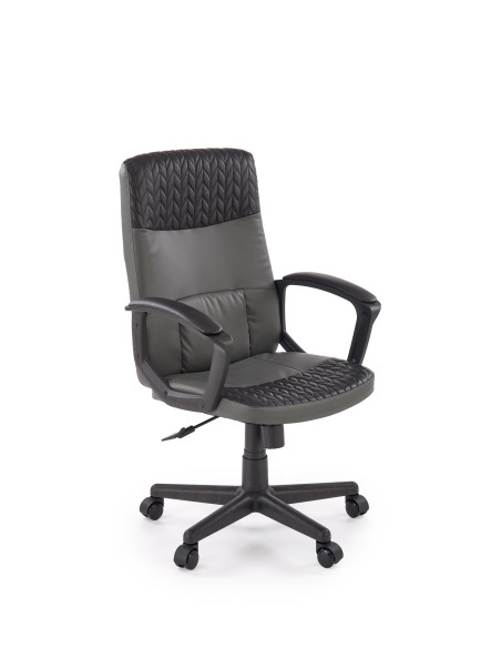 BJORN fotel obrotowy czarno-popielaty