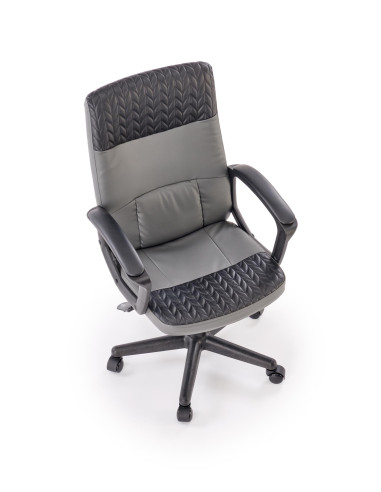 BJORN fotel obrotowy czarno-popielaty