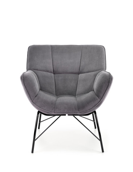 BELTON fotel wypoczynkowy popielaty (1p 1szt)