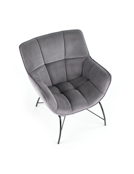 BELTON fotel wypoczynkowy popielaty (1p 1szt)