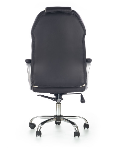 BARTON fotel gabinetowy czarno-biały