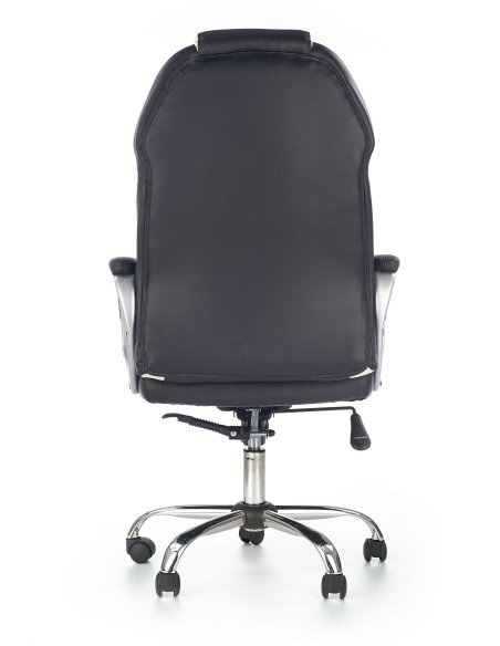 BARTON fotel gabinetowy czarno-biały