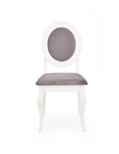 BAROCK krzesło biały / popielaty (1p 2szt)