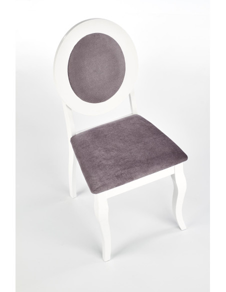 BAROCK krzesło biały / popielaty (1p 2szt)