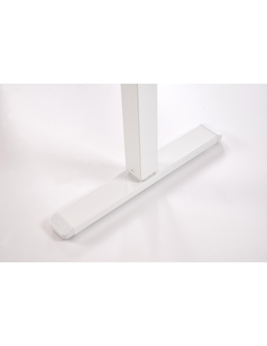 B54 biurko z funkcją regulacji wysokości, blat - dąb artisan, stelaż - biały (2p 1szt)