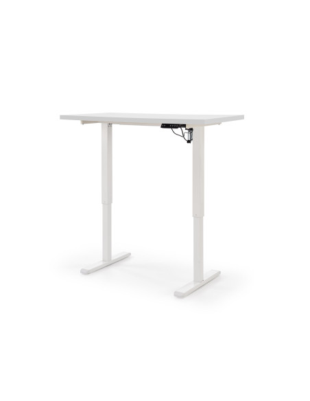 B54 biurko z funkcją regulacji wysokości, blat - biały, stelaż - biały (2p 1szt)