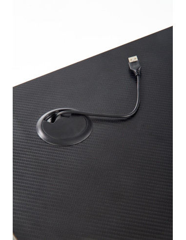 B40 biurko gamingowe czarny / czerwony (1p 1szt)