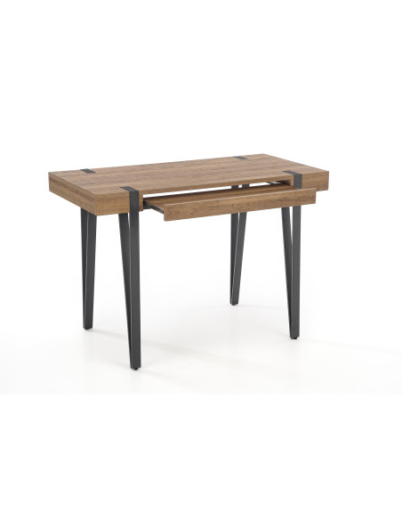 B39 biurko czarny / orzech miodowy (1p 1szt)