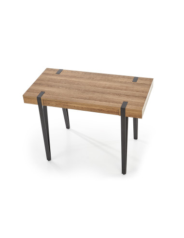 B39 biurko czarny / orzech miodowy (1p 1szt)