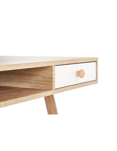 B34 biurko dąb sonoma-biały (2p 1szt)