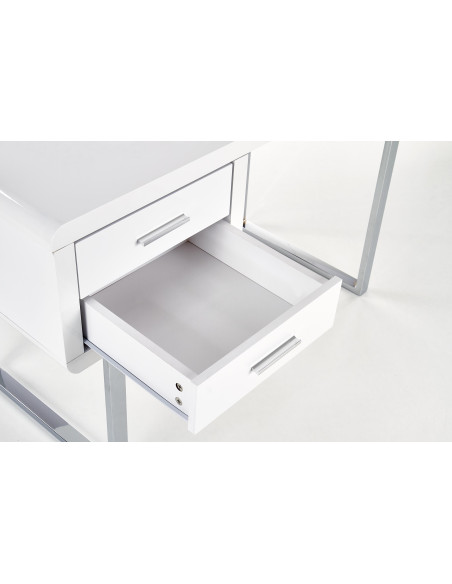 B30 biurko biały-chrom (1p 1szt)