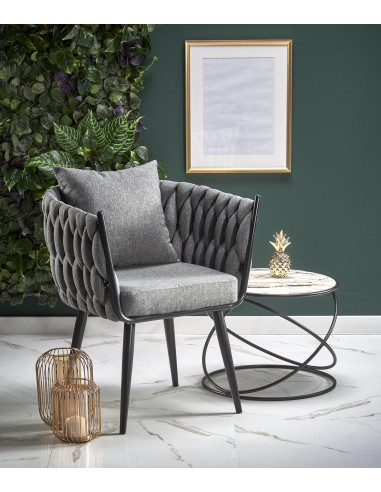 AVATAR fotel wypoczynkowy popielaty (1p 2szt)