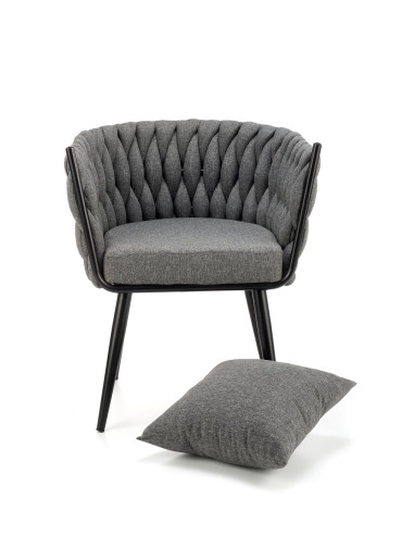 AVATAR fotel wypoczynkowy popielaty (1p 2szt)