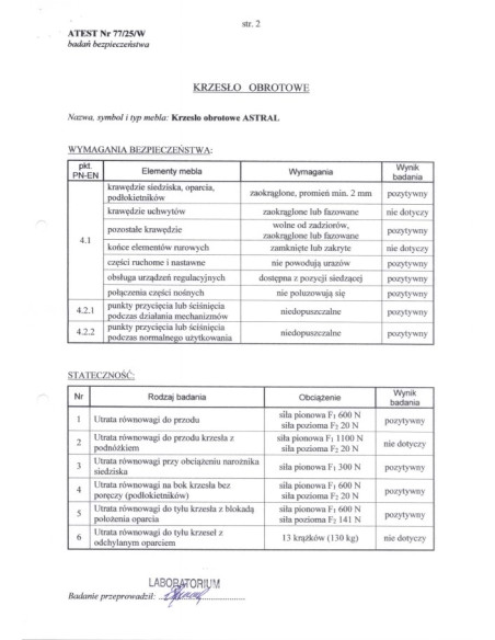 ASTRAL fotel gabinetowy czarny (1p 1szt)