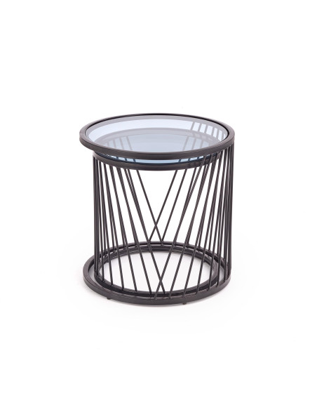 ANTILLA zestaw 2 ław czarny / dymiony (1p 1szt)