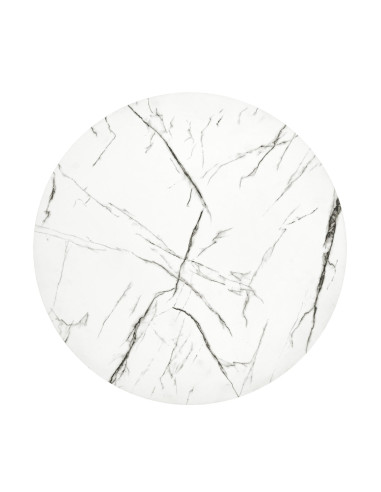 ANTICA M ława blat - biały marmur, stelaż - czarny (2p 1szt)