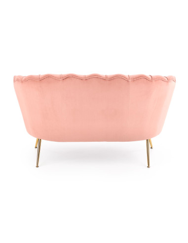 AMORINITO XL fotel wypoczynkowy jasny różowy / złoty