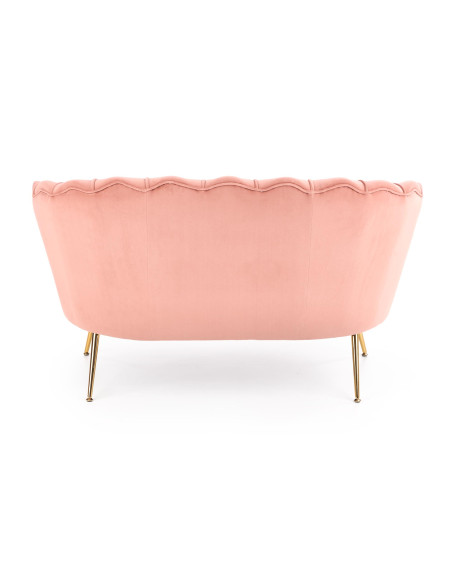 AMORINITO XL fotel wypoczynkowy jasny różowy / złoty