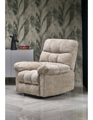 AMORE fotel wypoczynkowy beżowy (1p 1szt)