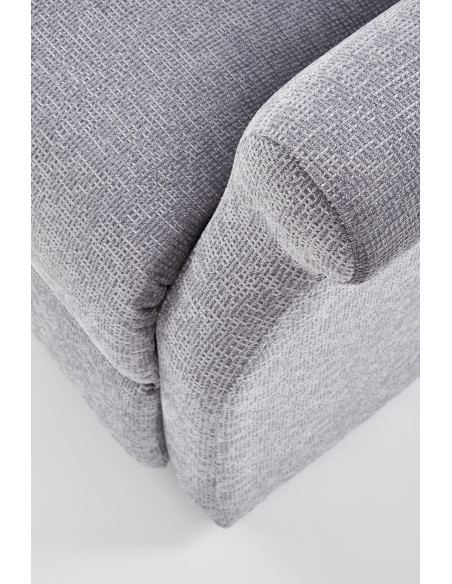 AGUSTIN M fotel rozkładany z funkcją masażu popielaty (1p 1szt)