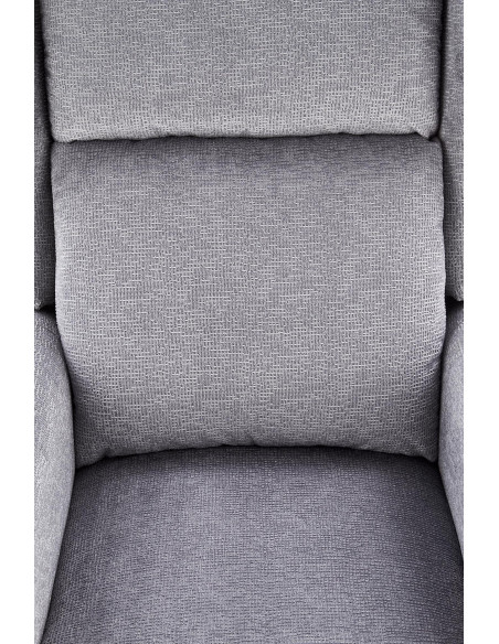 AGUSTIN M fotel rozkładany z funkcją masażu popielaty (1p 1szt)