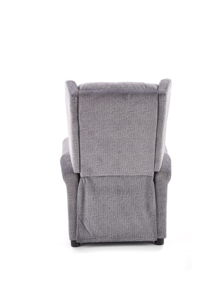 AGUSTIN M fotel rozkładany z funkcją masażu popielaty (1p 1szt)