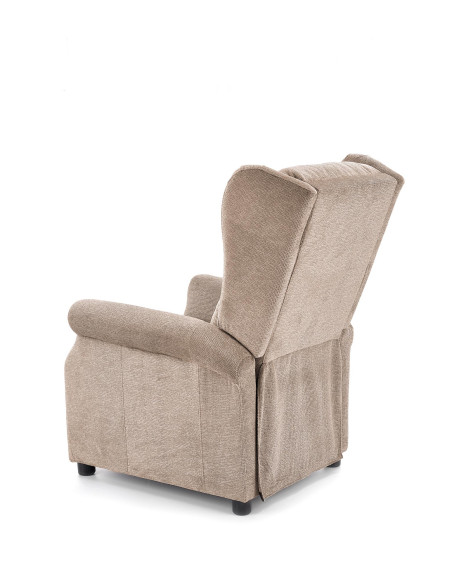 AGUSTIN M fotel rozkładany z funkcją masażu beżowy (1p 1szt)