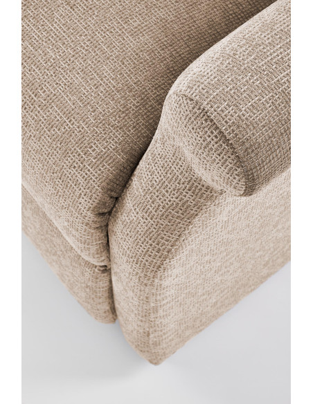 AGUSTIN M fotel rozkładany z funkcją masażu beżowy (1p 1szt)