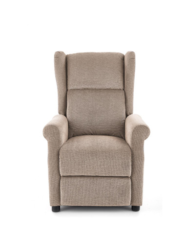 AGUSTIN M fotel rozkładany z funkcją masażu beżowy (1p 1szt)