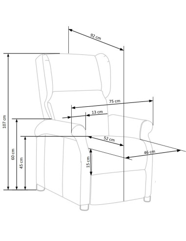 AGUSTIN 2 fotel wypoczynkowy musztardowy (2p 1szt)