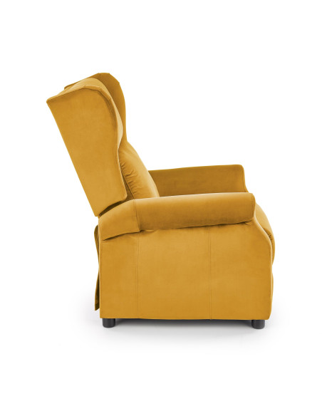 AGUSTIN 2 fotel wypoczynkowy musztardowy (2p 1szt)