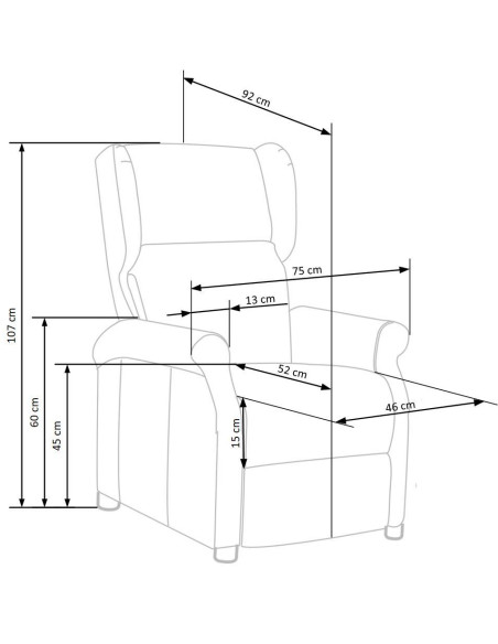 AGUSTIN 2 fotel wypoczynkowy ciemny zielony (2p 1szt)