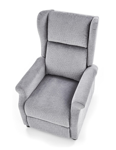 AGUSTIN fotel wypoczynkowy popiel (1p 1szt)