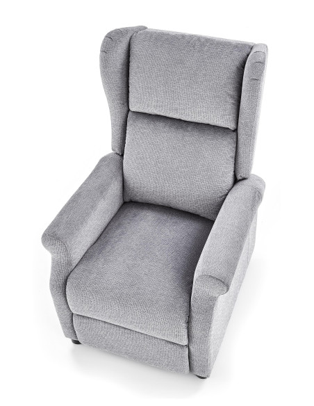 AGUSTIN fotel wypoczynkowy popiel (1p 1szt)