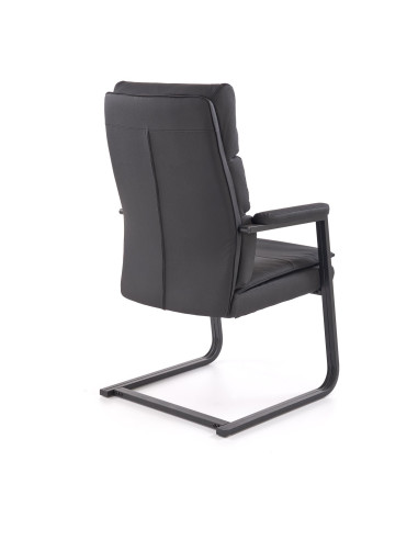 ADRIANO SKID fotel pracowniczy czarny