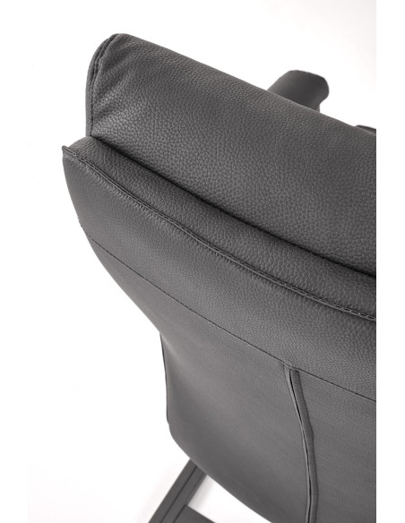 ADRIANO SKID fotel pracowniczy czarny