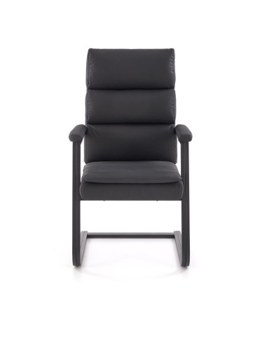 ADRIANO SKID fotel pracowniczy czarny