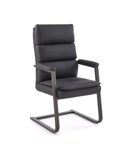 ADRIANO SKID fotel pracowniczy czarny